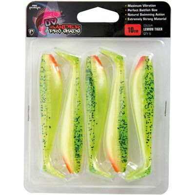 Fox Rage Zander Pro Ultra UV 7.5cm/3" Lemontiger x 5pc Fox Rage Zander Pro Ultra UV 7.5cm/3" Lemontiger x 5pc