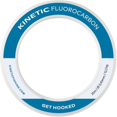 Kinetic Fluorocarbon 20m Get Hooked - Angelschnur Kinetic Fluorocarbon 20m Get Hooked - Angelschnur
