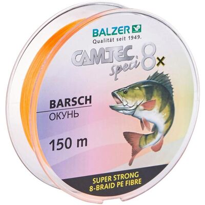 Balzer Camtec Speci 8x Barsch 0,12mm 150m orange Balzer Camtec Speci 8x Barsch 0,12mm 150m orange