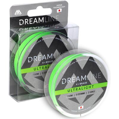 Mikado Dreamline Ultralight - 0.035mm/2.53Kg/150M - Fluo Grün Mikado Dreamline Ultralight - 0.035mm/2.53Kg/150M - Fluo Grün