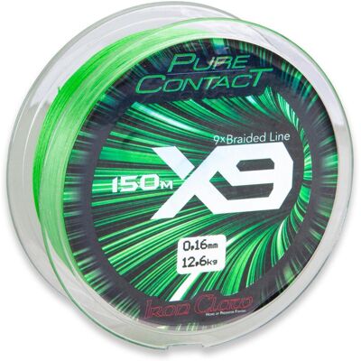 Iron Claw Pure Contact X9 Green 150m 0,21mm Iron Claw Pure Contact X9 Green 150m 0,21mm