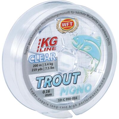 WFT Trout Mono clear 200m 0,22 WFT Trout Mono clear 200m 0,22
