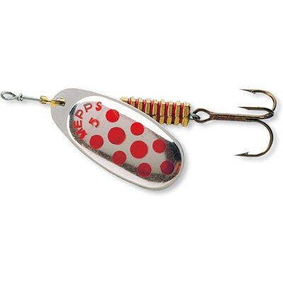 Mepps Comet Decorée silber/rot Gr.4 Mepps Comet Decorée silber/rot Gr.4
