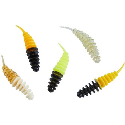 Balzer Trout Collector Forellenwürmer Mix 2 Knoblauch 5cm Balzer Trout Collector Forellenwürmer Mix 2 Knoblauch 5cm