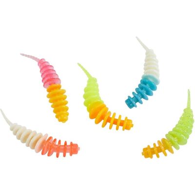 Balzer Trout Collector Forellenwürmer Mix 4 Knoblauch 5cm Balzer Trout Collector Forellenwürmer Mix 4 Knoblauch 5cm