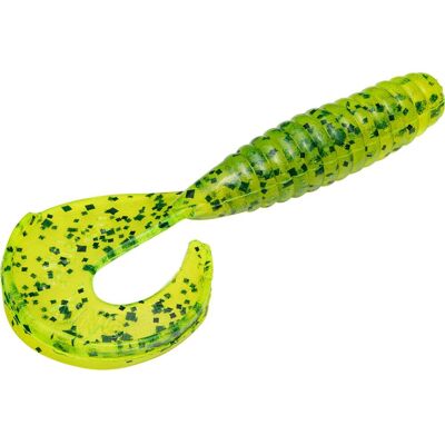 Strike King Rage Grub Chartreuse Pepper 10cm Strike King Rage Grub Chartreuse Pepper 10cm