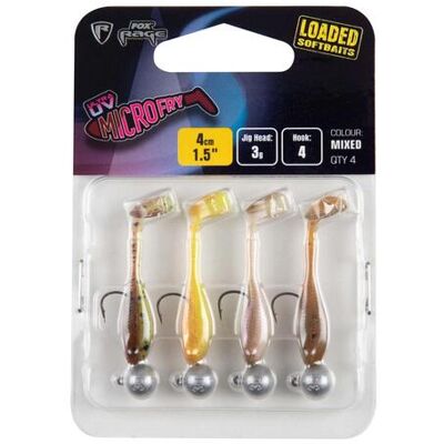 FOX RAGE Micro Fry Mixed UV Colour Pack LOADED FOX RAGE Micro Fry Mixed UV Colour Pack LOADED