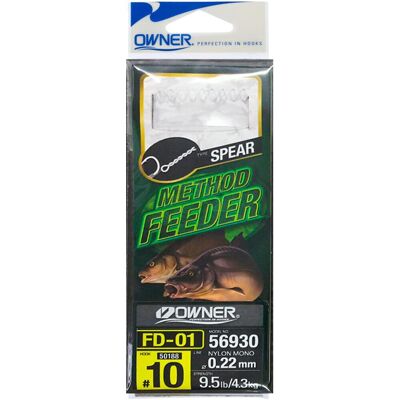 Balzer Owner Method Feeder Haken mit Speer/WH 0,22mm #10 Balzer Owner Method Feeder Haken mit Speer/WH 0,22mm #10