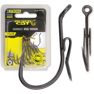 Black Cat #6/0 Ghost Rig-Haken DG DG coating 5Stück 3g Black Cat #6/0 Ghost Rig-Haken DG DG coating 5Stück 3g