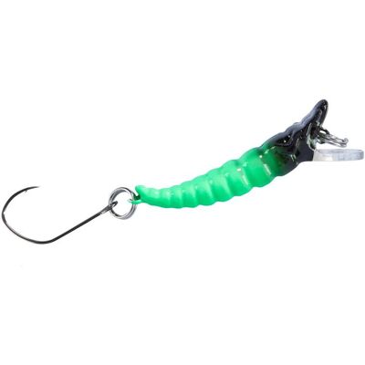 Balzer Trout Attack Mr. Maggot UV leuchtgrün 3,5cm 3g Balzer Trout Attack Mr. Maggot UV leuchtgrün 3,5cm 3g