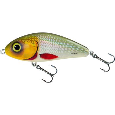 Salmo Fatso 12cm Silber Halo Schwimmende Köder - Angeln Salmo Fatso 12cm Silber Halo Schwimmende Köder - Angeln