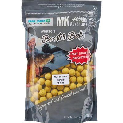 Balzer MK Booster Balls 15mm Süßer Mais/Vanille Balzer MK Booster Balls 15mm Süßer Mais/Vanille