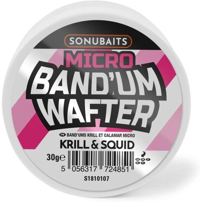 Sonubaits Micro BandUm Wafter - Krill & Squid Sonubaits Micro BandUm Wafter - Krill & Squid