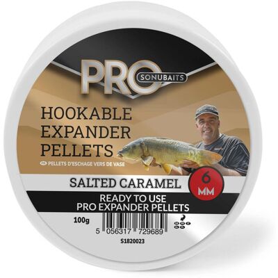 Sonubaits Pro Hookable Expander Salted Caramel - 6mm Sonubaits Pro Hookable Expander Salted Caramel - 6mm