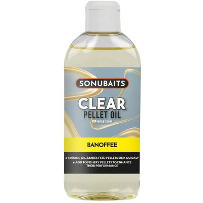 Sonubaits Clear Pellet Oil - Banoffee Sonubaits Clear Pellet Oil - Banoffee