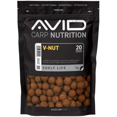 Avid V-Nut Boilies - 20mm (1kg) Avid V-Nut Boilies - 20mm (1kg)
