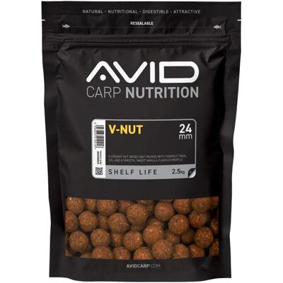 Avid V-Nut Boilies - 24mm (2.5kg) Avid V-Nut Boilies - 24mm (2.5kg)