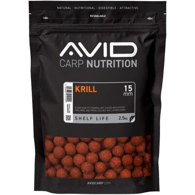 Avid Krill Boilies - 15mm (2.5kg) Avid Krill Boilies - 15mm (2.5kg)