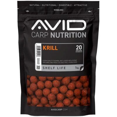 Avid Krill Boilies - 20mm (1kg) Avid Krill Boilies - 20mm (1kg)