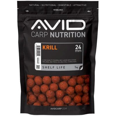 Avid Krill Boilies - 24mm (1kg) Avid Krill Boilies - 24mm (1kg)