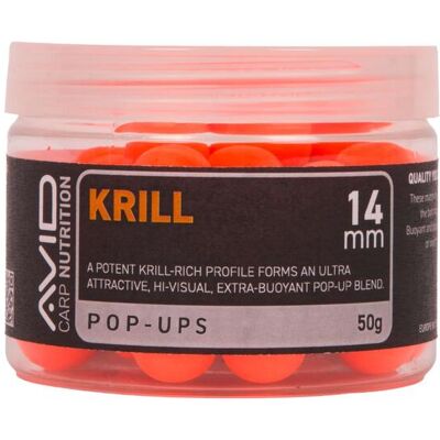 Avid Krill Pop-up - 14mm (Orange) Avid Krill Pop-up - 14mm (Orange)