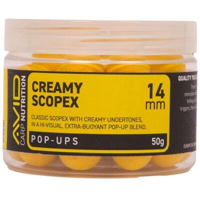 Avid Creamy Scopex Pop-up - 14mm (Yellow) Avid Creamy Scopex Pop-up - 14mm (Yellow)