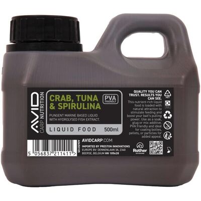 Avid Crab, Tuna & Spirulina Liquid Food Avid Crab, Tuna & Spirulina Liquid Food