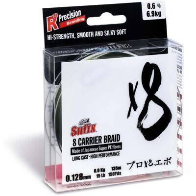 Sufix X8 Geflochtene Schnur - Angelrolle Sufix X8 Geflochtene Schnur - Angelrolle