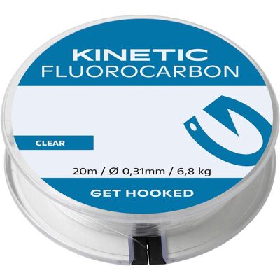 Kinetic Fluorocarbon 20m 0,35mm/9,0kg Clear Kinetic Fluorocarbon 20m 0,35mm/9,0kg Clear