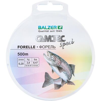 Balzer Camtec Speci Forelle 0,22mm 500m Balzer Camtec Speci Forelle 0,22mm 500m