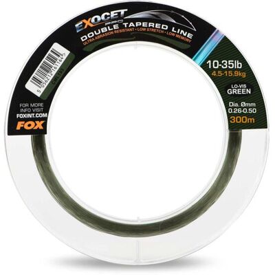 Fox Exocet Pro Double Tapered 300 M Transparente - Angelschnur Fox Exocet Pro Double Tapered 300 M Transparente - Angelschnur