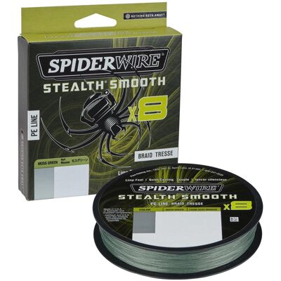 Spiderwire Stealth Moss Green Schnur 8-300m - Angelschnur Spiderwire Stealth Moss Green Schnur 8-300m - Angelschnur