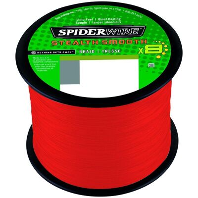 SpiderWire Stealth Smooth 8 Geflochtene Schnur - 2000M - Rot SpiderWire Stealth Smooth 8 Geflochtene Schnur - 2000M - Rot