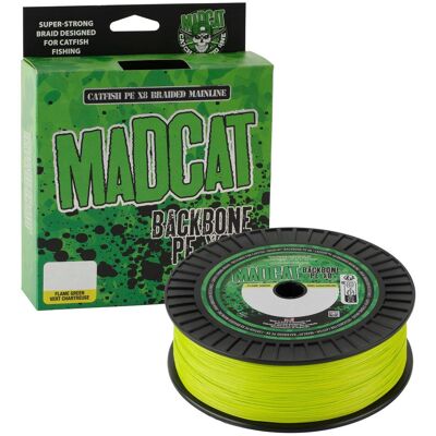 Madcat Backbone 300Yd Geflochtene Schnur - Angelaus Line Madcat Backbone 300Yd Geflochtene Schnur - Angelaus Line
