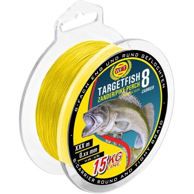 Wft Targetfish 8 Gelb 150m - 0,10mm - 7kg Wft Targetfish 8 Gelb 150m - 0,10mm - 7kg