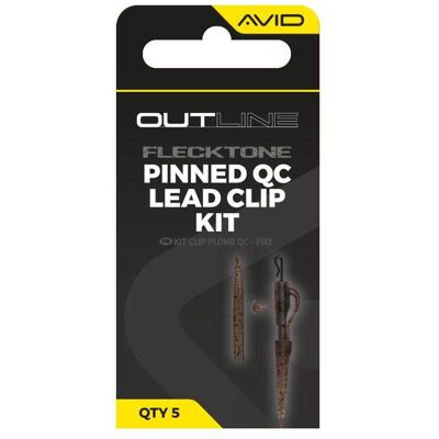 Avid Outline FleckTone Pinned QC Lead Clip Kit Avid Outline FleckTone Pinned QC Lead Clip Kit
