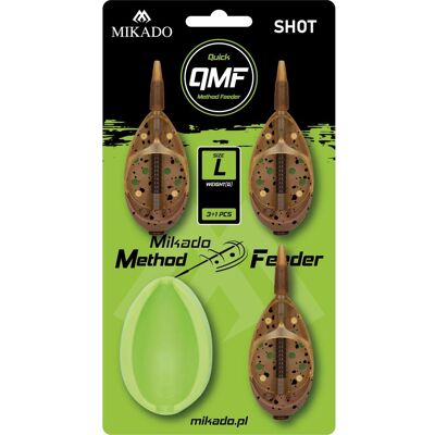 Mikado - Method Shot QMF Set L - 3x50 g - Feeder Mikado - Method Shot QMF Set L - 3x50 g - Feeder