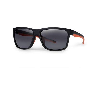 Fox Collection Black Orange Shades - Grey Lens Fox Collection Black Orange Shades - Grey Lens