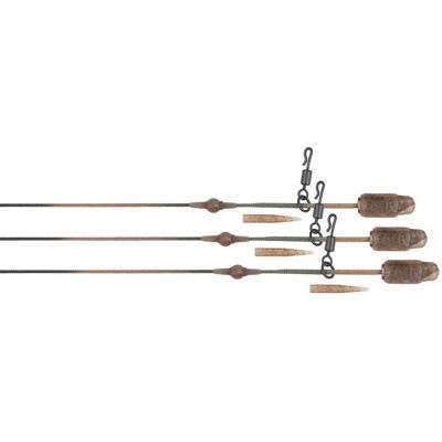 Fox Edges Camo Heli-Clip Rigs 50lb Leadcore 3pcs Fox Edges Camo Heli-Clip Rigs 50lb Leadcore 3pcs