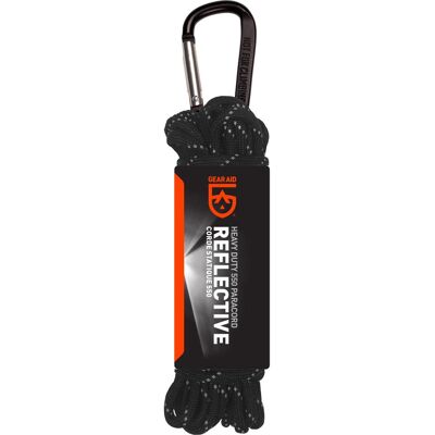 Gear Aid Paracord 9m black/reflective Gear Aid Paracord 9m black/reflective