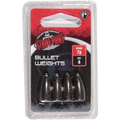 Fox Rage SP Bullet Weights 17G X 3 Fox Rage SP Bullet Weights 17G X 3