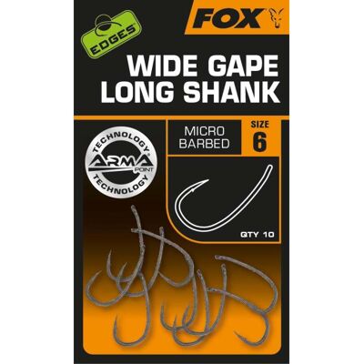FOX Edges Armapoint Super Wide Gape Long shank - Size 4 FOX Edges Armapoint Super Wide Gape Long shank - Size 4