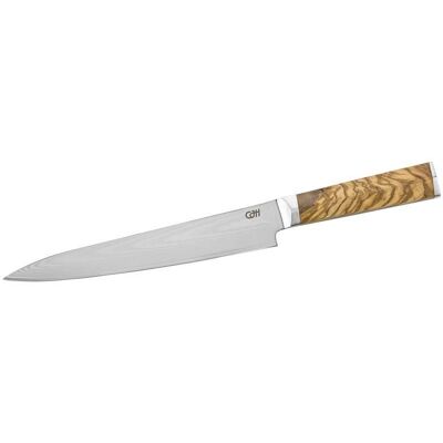 Herbertz Cjh Schinkenmesser, 67-Lagen Damast, Jap. Aus-10 Stahl, 60±2 Hrc, Olivenholz, Geschenkverp. Herbertz Cjh Schinkenmesser, 67-Lagen Damast, Jap. Aus-10 Stahl, 60±2 Hrc, Olivenholz, Geschenkverp.