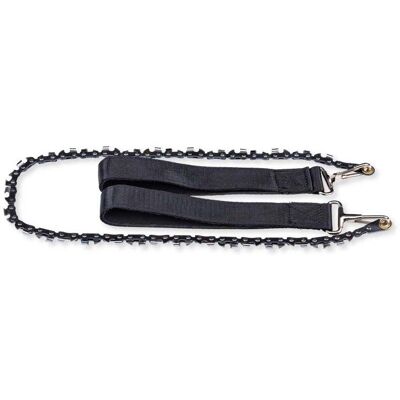 Herbertz Handkettensäge, 33 Sägezähne, Karabiner, Nylon Handschlaufen Gepolstert, Schw. Etui Herbertz Handkettensäge, 33 Sägezähne, Karabiner, Nylon Handschlaufen Gepolstert, Schw. Etui