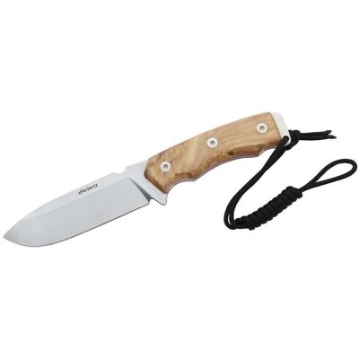 Herbertz Outdoormesser, Vanadium 1.4116-Stahl, Rostfrei, Olivenholz, 5Mm Dp, Fiberglaslage, Leder Herbertz Outdoormesser, Vanadium 1.4116-Stahl, Rostfrei, Olivenholz, 5Mm Dp, Fiberglaslage, Leder