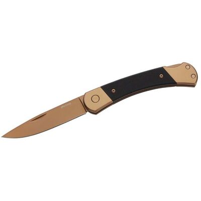 Herbertz Taschenmesser Titanbeschichtung Rosengold D2, Medium, Schwarz, Backlock Herbertz Taschenmesser Titanbeschichtung Rosengold D2, Medium, Schwarz, Backlock