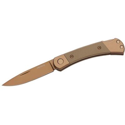 Herbertz Taschenmesser Titanbeschichtung Rosengold D2, Small, Sand, Backlock, Herbertz Taschenmesser Titanbeschichtung Rosengold D2, Small, Sand, Backlock,