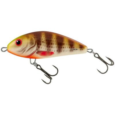 Salmo Fatso Floating 12cm - Spotted Brown Perch Salmo Fatso Floating 12cm - Spotted Brown Perch