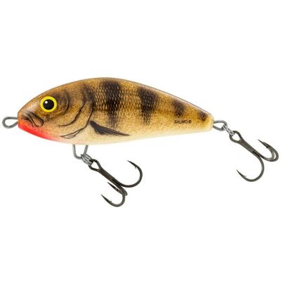 Salmo Fatso Schwimmender 12cm - Smaragdperch Salmo Fatso Schwimmender 12cm - Smaragdperch