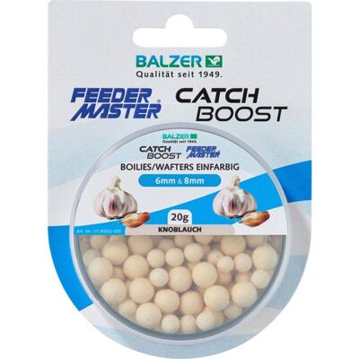 Balzer Einfarbige Boilies (Wafter) 6mm und 8mm gemischt, Weiss-Knoblauch Balzer Einfarbige Boilies (Wafter) 6mm und 8mm gemischt, Weiss-Knoblauch